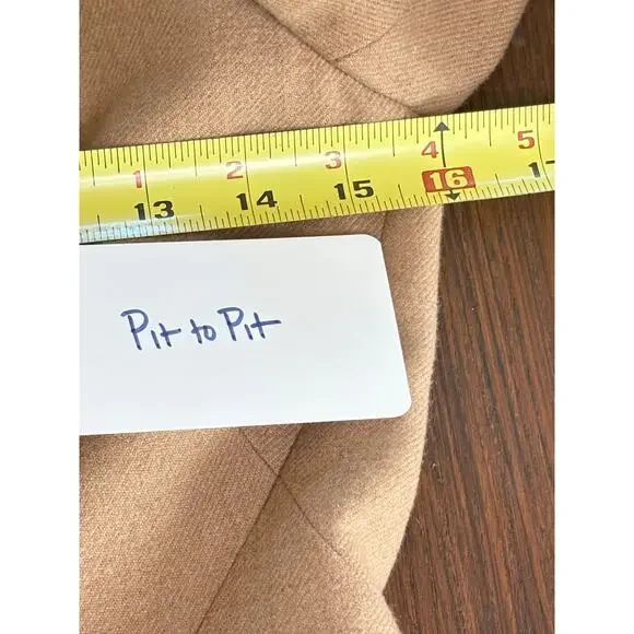 Alexander McQueen $2,450 Camel Hair Peplum Blazer Size XS 38 IT 0-2 US - Picture 9 of 11